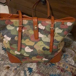 Dooney and Bourke duck dynasty camo tote